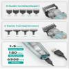 RASRGTRQ Hair Cutting Tool, Clipper Cordless Haircut Machine Professional IPX6 Multifunctional Trimmer Electric Clippers for Men view 3