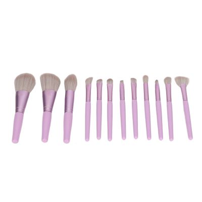 12 Pcs Makeup Brushes Set, Cosmetics Brush Set, Soft Brushes for Powder Blush Eyeshadow, Portable Travel Makeup Tools with Elegant,