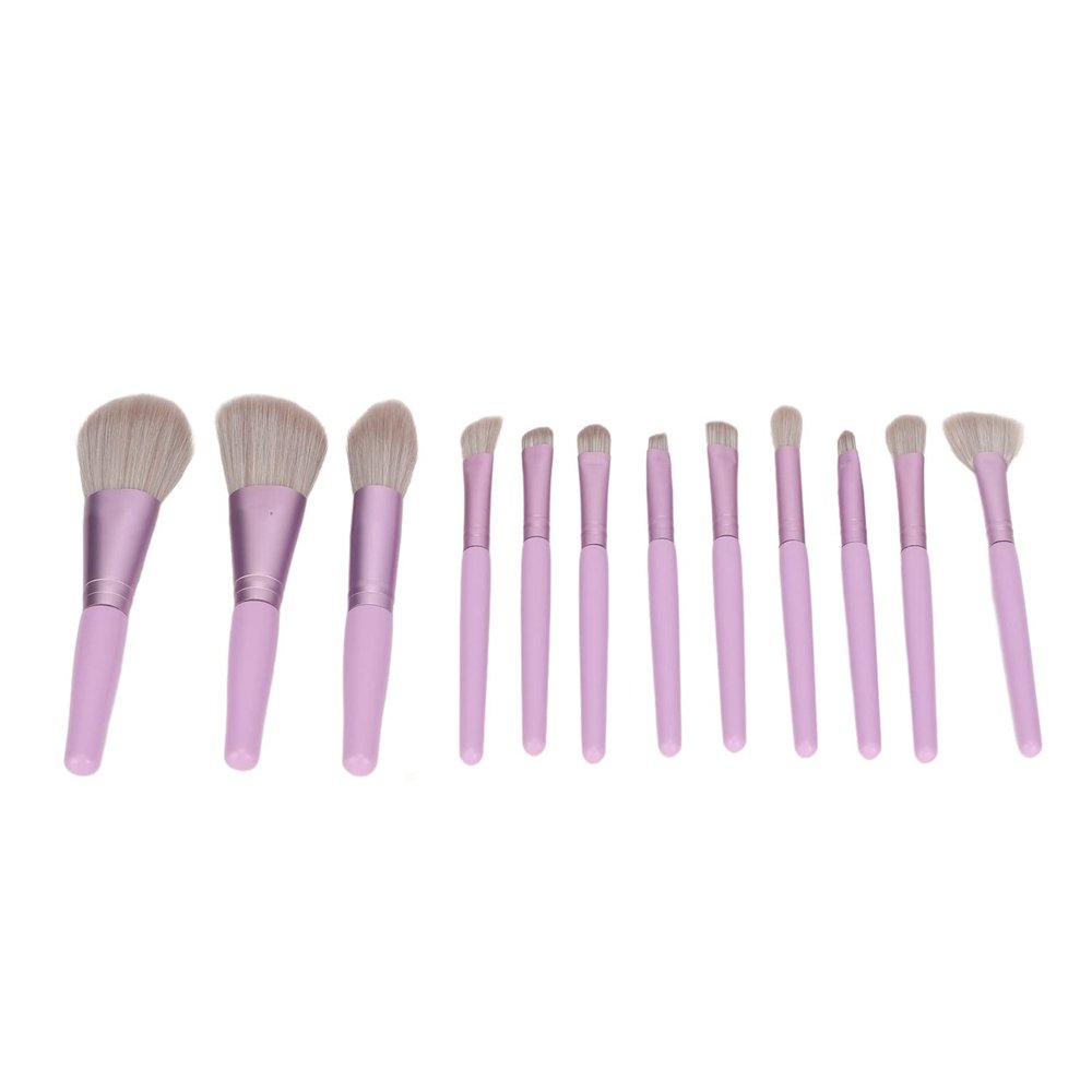 12 Pcs Makeup Brushes Set, Cosmetics Brush Set, Soft Brushes for Powder Blush Eyeshadow, Portable Travel Makeup Tools with Elegant,