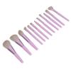 12 Pcs Makeup Brushes Set, Cosmetics Brush Set, Soft Brushes for Powder Blush Eyeshadow, Portable Travel Makeup Tools with Elegant, view 2