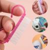 24Pcs Handle Grip Nail Brush, Fingernail Scrub Cleaning Brushes for Toes and Nails Cleaner, Pedicure Brushes Tool for Women Men Girls (Multicolor) view 3