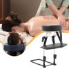 FytStycale Mattress Top Massage Kit Face Cradle Cushion Professional Home SPA with Armrest Adjustable Headrest Massage Kit, Gray view 3