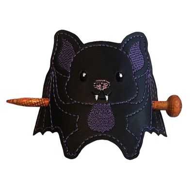 Bat Bun Cover Hair Slider with Chopstick