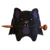 Bat Bun Cover Hair Slider with Chopstick view 1