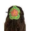 Bat Bun Cover Hair Slider with Chopstick view 4