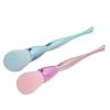 2Pcs Nail Dust Cleaner Brush, Nail Dust Remover Brush, Electroplated Handle with Soft Synthetic, Portable Nail Art Dust Powder Brush for Home Salon and Makeup Application view 2