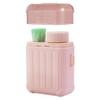 Ear Piercing Cleaner Kit, 240Pcs Disposable Floss with 15ml Rose Cleaning Solution for Women Men Hygiene Care(A) view 1