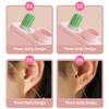 Ear Piercing Cleaner Kit, 240Pcs Disposable Floss with 15ml Rose Cleaning Solution for Women Men Hygiene Care(A) view 4