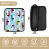 Laptop Sleeves Case 15-16 Inch with Removable Heat Resistant Mat Colorful Camper Dustproof Travel Hair Straightener Bag view 4