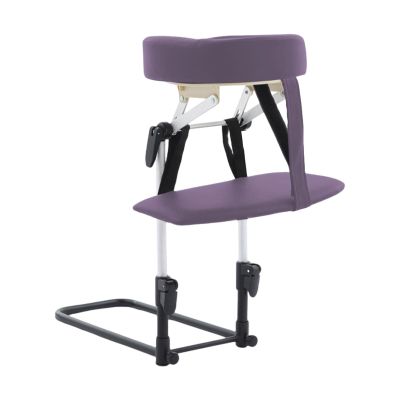 KiBcsLic Mattress Top Massage Kit Adjustable Headrest Massage SPA Portable Sturdy Face Down Pillow with Armrest, Purple