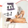 KiBcsLic Mattress Top Massage Kit Adjustable Headrest Massage SPA Portable Sturdy Face Down Pillow with Armrest, Purple view 3