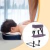 KiBcsLic Mattress Top Massage Kit Adjustable Headrest Massage SPA Portable Sturdy Face Down Pillow with Armrest, Purple view 4