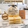 100% Natural Egyptian Loofah Set 3 Large Exfoliating Loofah Sponges + Free Egyptian Face Scrubber + Cotton Storage Bag | Eco-Friendly Body Scrubber | Dead Skin Remover | Bath Sponge for Women & Men view 4