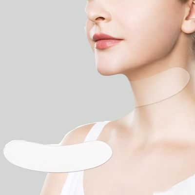 ZREVSB Reusable Silicone Neck Patches - 4 Pcs Overnight Use for Neck Firming & Tightening, Reduce Wrinkles for Youthful Look, Long-Lasting Supply