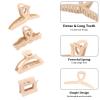 Esitrormi 4PCS Large Claw Clips for Women Cute Hair Clips for Thin Thick Hair Matte Non-Slip Clips for Styling Hair Styling Accessories for Women Girls Stocking Stuffers for Teen Girls Women view 3