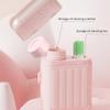 Ear Piercing Cleaner Kit, 240Pcs Disposable Floss with 15ml Rose Cleaning Solution for Women Men Hygiene Care(B) view 3
