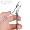 4PCS Nail Care Kit, Cuticle Nipper Set with Nail Lifter Dead Skin Fork Nail File Professional Stainless Steel Manicure Tools for Home view 4