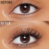 2Pcs Iron Wand Mascara, Metal Mascara Wand, Black Washable Metal wand mascara, 3d Curling Eyelash, Added Fiber view 3