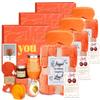Fall Gift Basket - Halloween Boo Basket, Cozy Pumpkin Spice Self-Care Spa Gift Box, Autumn Thanksgiving Birthday Christmas Gifts for Mom, Sister, Friends (Standard 3 Pcs) view 1