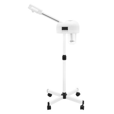 XEJMEOO Facial Steamer, Steamer on Wheels for Facial Professional Skin Care Equipment Mist Face Steamer with Hot Mist Timer Function Adjustable Height for Facial Deep Cleaning Skin Care