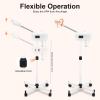 XEJMEOO Facial Steamer, Steamer on Wheels for Facial Professional Skin Care Equipment Mist Face Steamer with Hot Mist Timer Function Adjustable Height for Facial Deep Cleaning Skin Care view 3