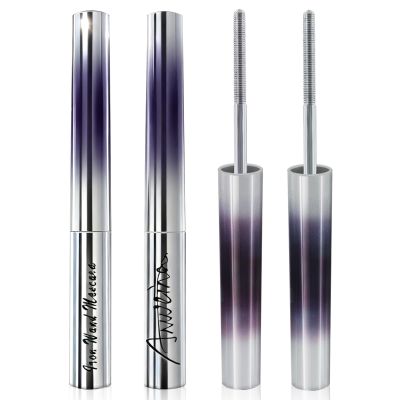 2 PCS Iron Wand Mascara, Metal Wand Mascara, 3D Curling Metal MascaraWand, Clump-Free, Waterproof & Smudge-Proof Formula For Naturally Long, Thick Lashes