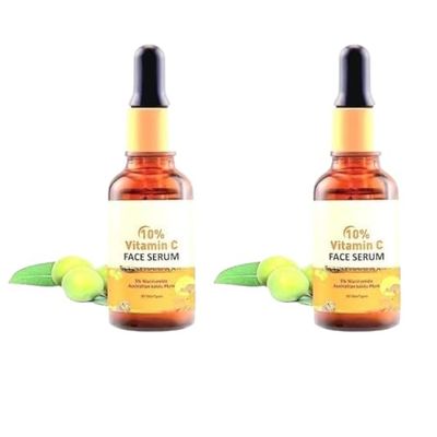 0.67Fl Oz / 20Ml 10% Vitamin C Face Serum, Pack of 2 (10Ml Each.)