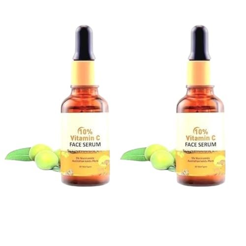 0.67Fl Oz / 20Ml 10% Vitamin C Face Serum, Pack of 2 (10Ml Each.)