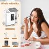 5-in-1 Electric Makeup Brush Cleaner & Dryer Machine- Portable Automatic USB Cosmetic Brushes Cleaner Tool with Deep-Clean Silicone Brush for All Size Brushes (Contour, Eyeshadow, Blush) view 4