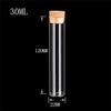 ZGHQHCDRH 50pcs 30ml Clear Glass Bottles with Cork Stopper - Food Grade Storage Vials, Perfect for Perfumes, Wishes, and Cosmetics view 4