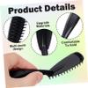 Kichvoe 6pcs Hair Dye Brush Comb, Dual Ended Color Applicator Tool view 3