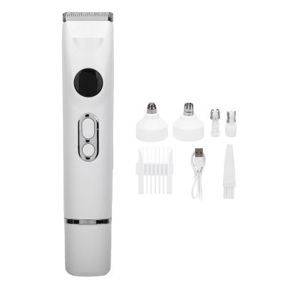 Aoaoy 4 in 1 Body Hair Trimmer for Women, Bikini Trimmer for Women, Electric Razors with LED Light 4 Interchangeable Heads for Facial Eyebrow Nose Body Grooming (One Size)