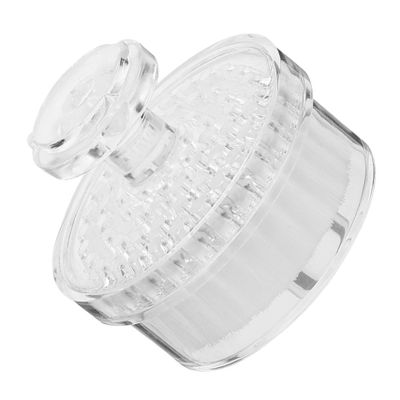 STOBAZA Soft-Bristle Facial Cleaning Brush for Deep Cleansing Gentle Exfoliation Handheld Face Scrubber for Blackhead Removal and Face Massage for Home and Travel Use White