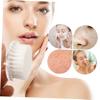 STOBAZA Soft-Bristle Facial Cleaning Brush for Deep Cleansing Gentle Exfoliation Handheld Face Scrubber for Blackhead Removal and Face Massage for Home and Travel Use White view 4