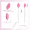 24 Pcs Silicone Lip Scrub Brush Exfoliator Tool, Double Sided Lip Scrubber for Men Women(Mixed Colors) view 2