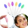 24 Pcs Silicone Lip Scrub Brush Exfoliator Tool, Double Sided Lip Scrubber for Men Women(Mixed Colors) view 3