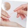 WRITWAA 1200pcs Fine Tip Cotton Swabs with Wooden Handles for Precision Nail Art Manicure Eyebrow Tattoo Cleaning Disposable Long Cotton Swabs for Beauty Salon and Home Use view 3