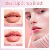 24 Pcs Silicone Lip Scrub Brush Exfoliator Tool, Double Sided Lip Scrubber for Men Women Gentle Exfoliating and Soft Cleaning, Lightening for Dark Lips (Pink, Green) view 4