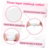 Alipis 200 Pcs Thickened Three-Layer Cotton Rounds for Makeup Removal Facial Cotton Pads for Skin Care Odorless and Skin-Friendly Disposable Makeup view 3