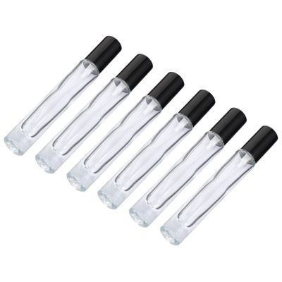 Luxshiny 6 Pack 10ml Glass Perfume Sprayer Bottles for Travel Use