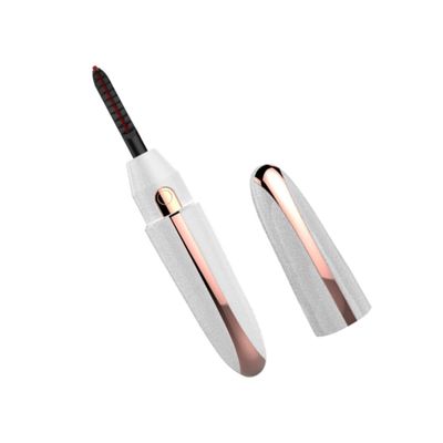 Alipis USB Rechargeable Electric Eyelash Curler Mini Portable Heated Makeup Tool with Multiple Temperature Protection Fast Heating Non-Slip Lightweight Design for Women and Asian Eyes