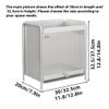 2-Layer Tabletop Cosmetic Storage Box with Transparent Door Skin Care Cabinet Coffee Cup Holder for Room & Living Room Beautiful view 2