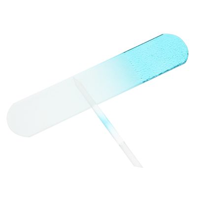 Alipis 2pcs Glass Nail Files for Natural Nails Wear-Resistant Manicure Tools with Smooth Polishing Surface Portable and Reusable for Women