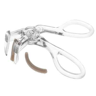 Alipis Portable Eyelash Curler Wide Opening Manual Lash Curler for Women and Ergonomic Handle Comfortable Grip Natural Curl Curling Tool for All Lash Types Home and Salon Use