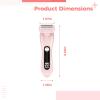 NinthAvenue Basics 2-in-1 Women's Hair Remover, Electric Body Shaver for Women, Waterproof with Led Display, USB Rechargeable, Multiple Attachments Included view 2