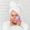 12 Pack Colorful Exfoliating Facial Sponges Face Cleansing Puff Facial Sponges Set Reusable Makeup Remover Exfoliating Pads for Washing Face Daily Cleansing view 2