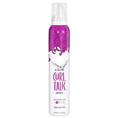 Curl Yours Moth,ers alk Activating Hair Mousse for Lightweight Hold and frizz-free style - 7 oz (Pack1.)