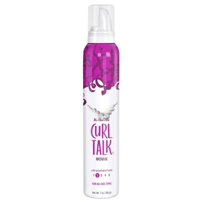 Curl Yours Moth,ers alk Activating Hair Mousse for Lightweight Hold and frizz-free style - 7 oz (Pack1.)