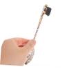 NOLITOY Portable Dual-ended Eyebrow Brush with Comb for Grooming and Shaping Compact Makeup Applicator Tool for Natural Brow Definition and Hair Styling the Go view 3