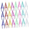 GANAZONO 30Pcs Plastic Eyebrow Tweezers Ergonomic Eyebrow Grooming Tools for Precise Hair Removal and Shaping Lightweight Makeup Tweezers for Salon and DIY Beauty Use view 1